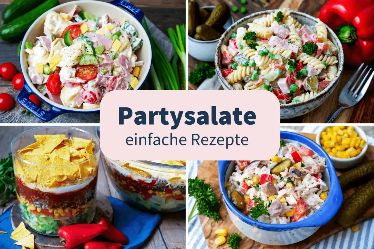 Partysalate - So bleiben sie frisch & lecker am Buffet
